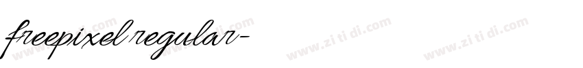 freepixel regular字体转换 freepixel regular字体转换